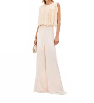 Alexis Verio Pant In Ivory In Neutral