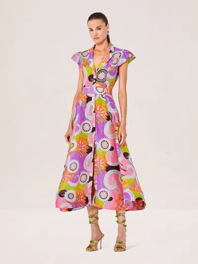 Alexis Verona Midi Dress In Multi Print