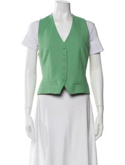 Pre-owned Alexis Vest In Green