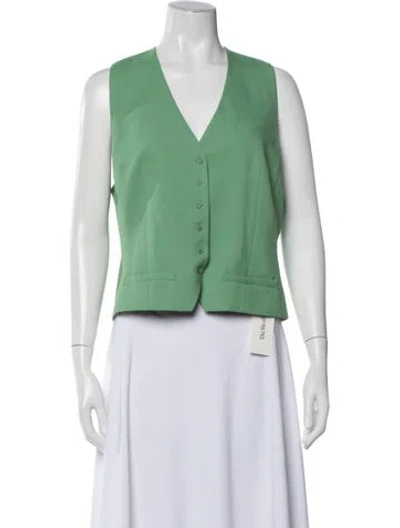 Pre-owned Alexis Vest In Green