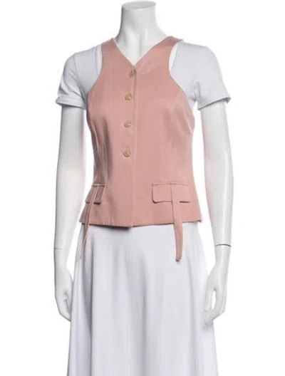 Pre-owned Alexis Vest In Pink