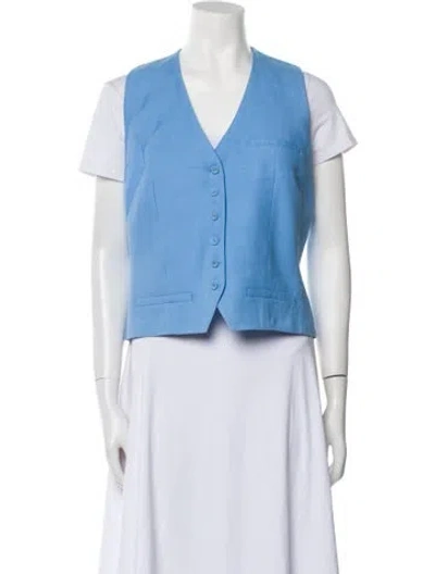 Pre-owned Alexis Vest W/ Tags In Blue