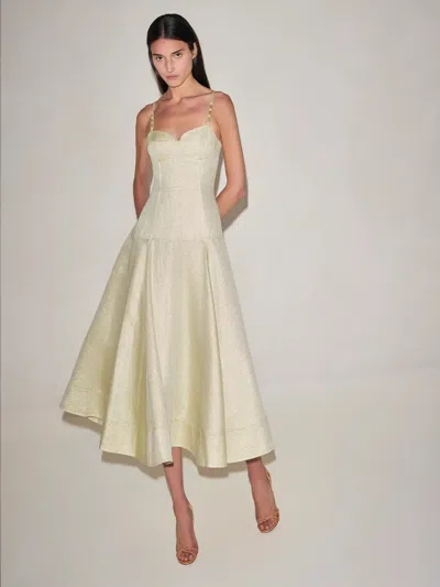 Alexis Virena Dress In Gold Mist