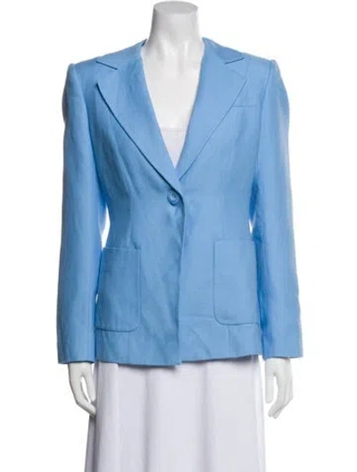 Pre-owned Alexis Virgin Wool Blazer In Blue