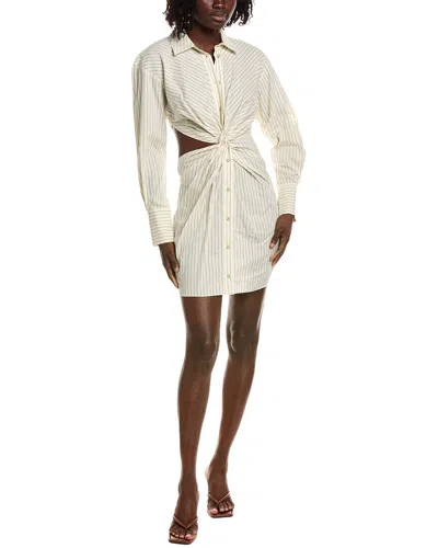 Alexis Virgo Linen-blend Shirtdress In Brown