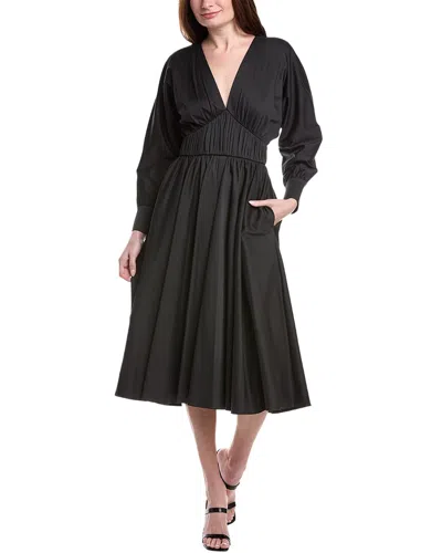 Alexis Viro Midi Dress In Black