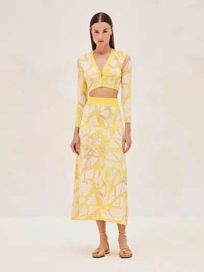 Alexis Viviani Skirt In Yellow