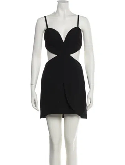 Pre-owned Alexis V-neck Mini Dress