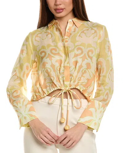 Alexis Wales Top In Orange