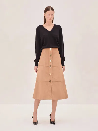 Alexis Wallace Top In Brown