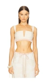 Alexis West Top In 珍珠白