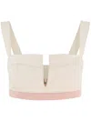 Alexis West Top In Neutrals