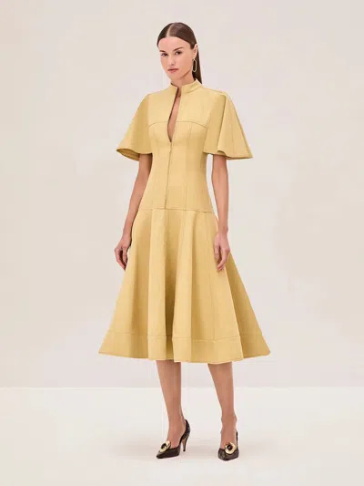 Alexis Weston Dress In Yellow
