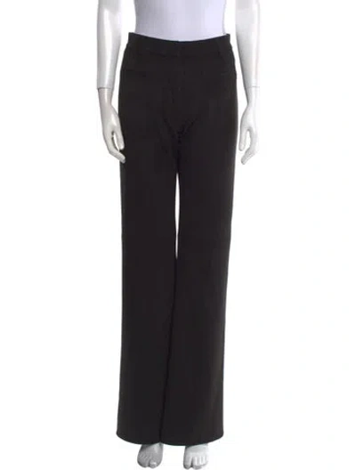 Pre-owned Alexis Wide Leg Pants In Black