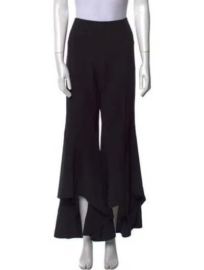 Pre-owned Alexis Wide Leg Pants In Black