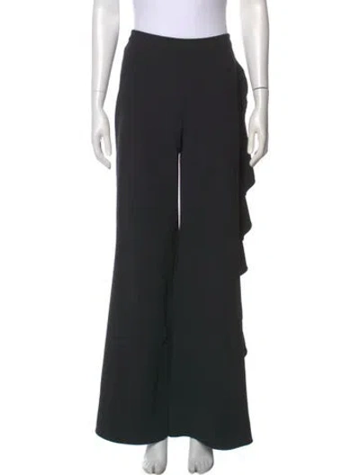 Pre-owned Alexis Wide Leg Pants In Black