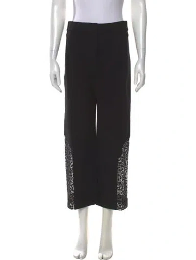 Pre-owned Alexis Wide Leg Pants In Black