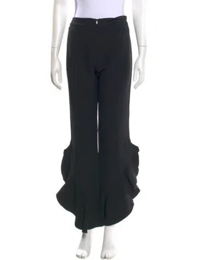Pre-owned Alexis Wide Leg Pants In Black