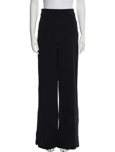 Pre-owned Alexis Wide Leg Pants In Black