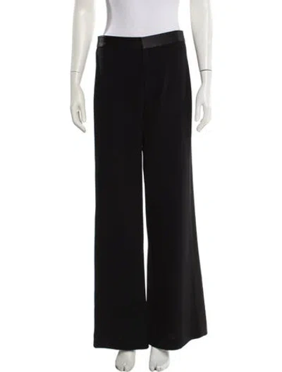 Pre-owned Alexis Wide Leg Pants In Black