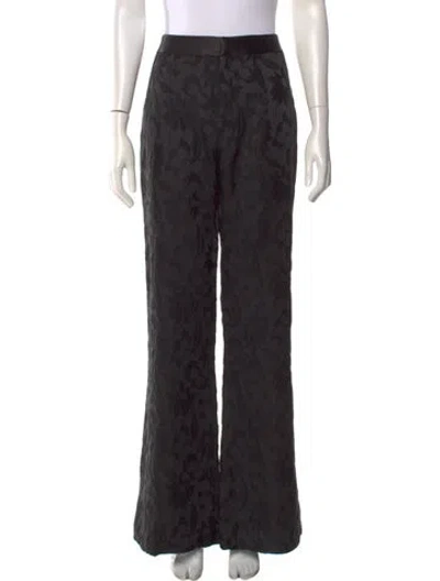 Pre-owned Alexis Wide Leg Pants In Black