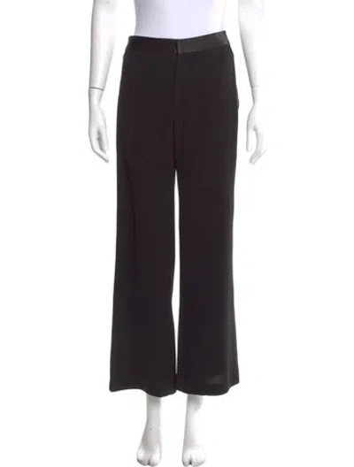 Pre-owned Alexis Wide Leg Pants In Black