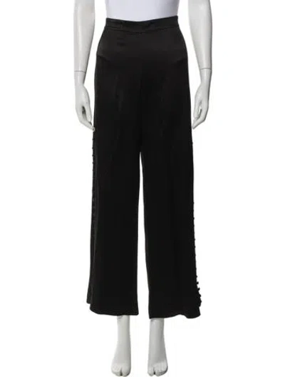 Pre-owned Alexis Wide Leg Pants In Black