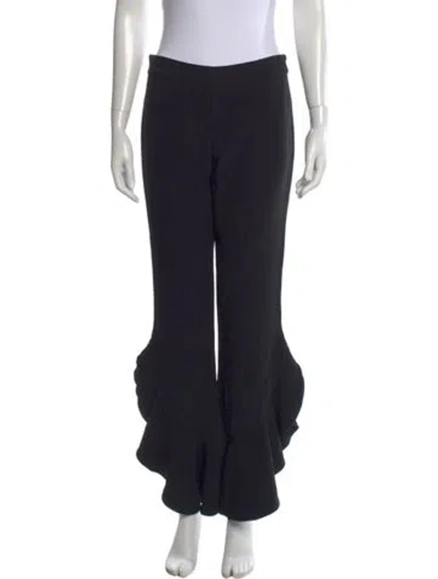Pre-owned Alexis Wide Leg Pants In Black