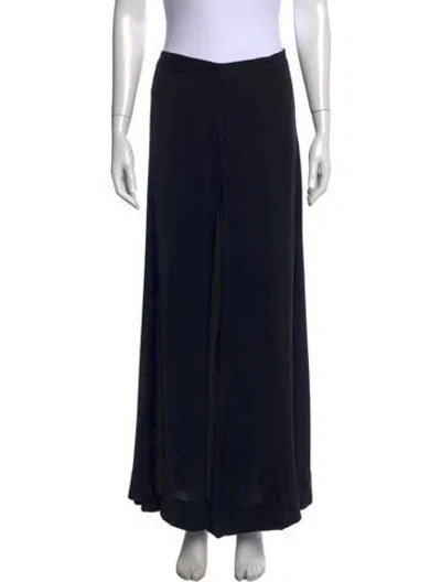 Pre-owned Alexis Wide Leg Pants In Black