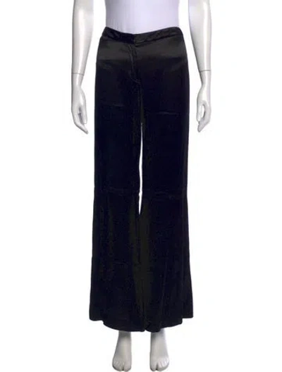 Pre-owned Alexis Wide Leg Pants In Black