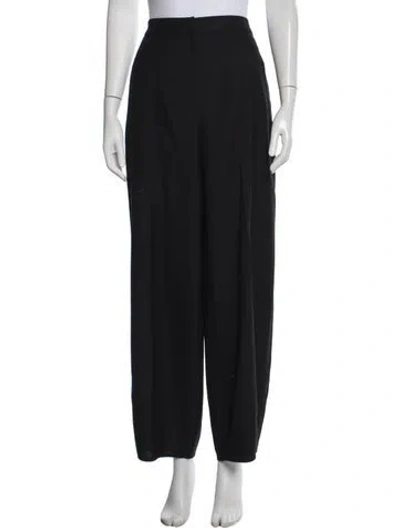 Pre-owned Alexis Wide Leg Pants In Black