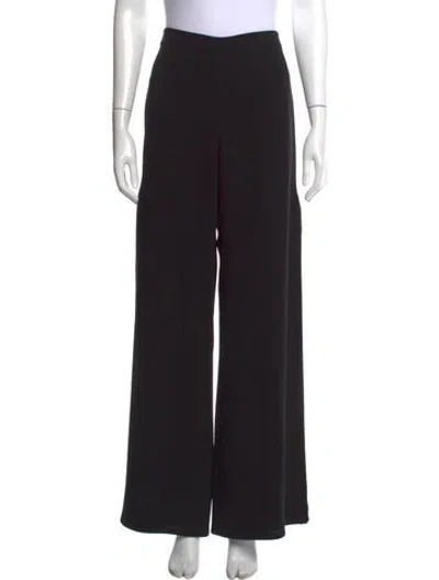 Pre-owned Alexis Wide Leg Pants In Black