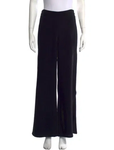 Pre-owned Alexis Wide Leg Pants In Black