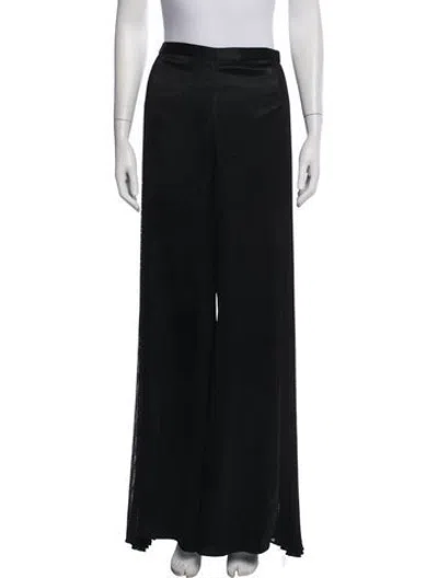 Pre-owned Alexis Wide Leg Pants In Black