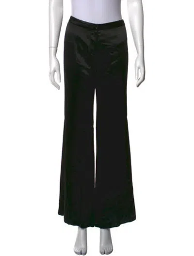 Pre-owned Alexis Wide Leg Pants In Black