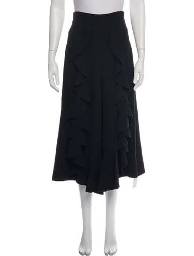Pre-owned Alexis Wide Leg Pants In Black
