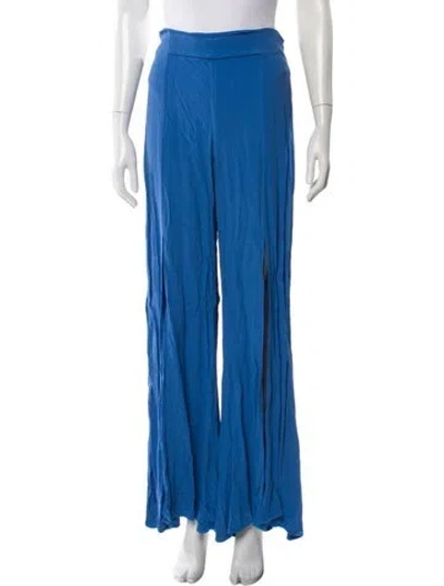 Pre-owned Alexis Wide Leg Pants In Blue