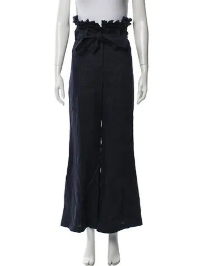 Pre-owned Alexis Wide Leg Pants In Blue