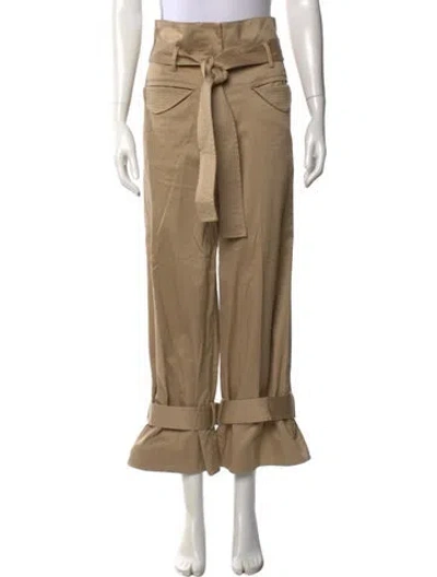 Pre-owned Alexis Wide Leg Pants In Green