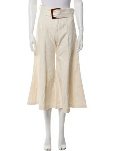 Pre-owned Alexis Wide Leg Pants In Neutral