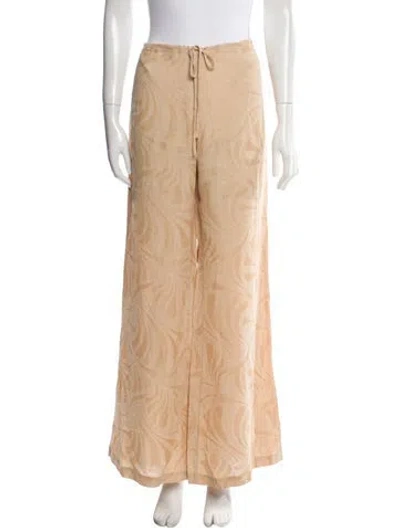 Pre-owned Alexis Wide Leg Pants In Neutral