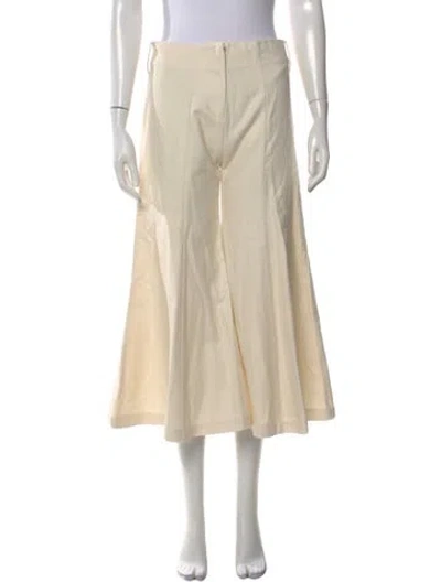 Pre-owned Alexis Wide Leg Pants In Neutral
