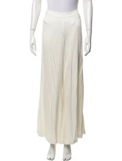 Pre-owned Alexis Wide Leg Pants In Neutrals