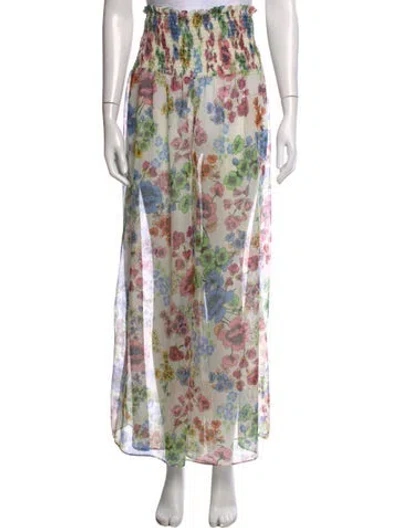 Pre-owned Alexis Wide Leg Pants In Neutrals