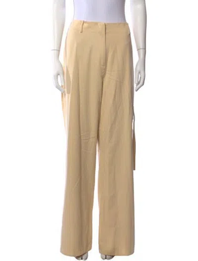 Pre-owned Alexis Wide Leg Pants In Neutrals