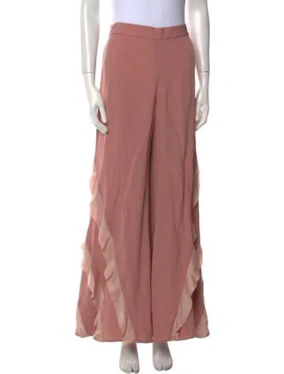 Pre-owned Alexis Wide Leg Pants In Pink