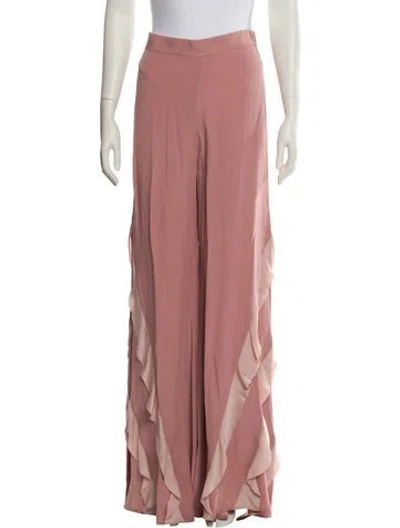 Pre-owned Alexis Wide Leg Pants In Pink