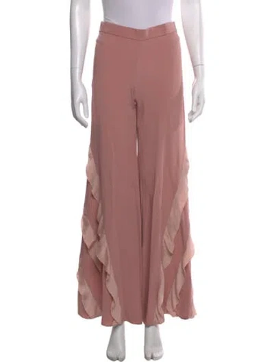 Pre-owned Alexis Wide Leg Pants In Pink