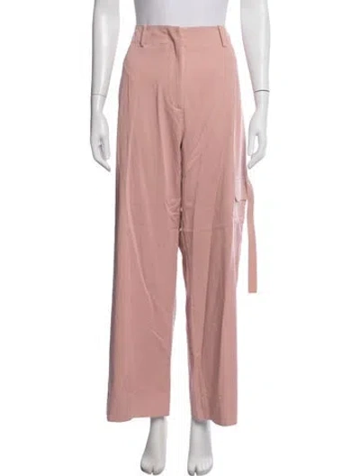 Pre-owned Alexis Wide Leg Pants In Pink