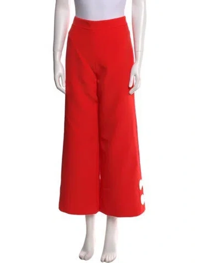 Pre-owned Alexis Wide Leg Pants W/ Tags In Red